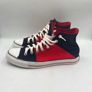 Converse All Star High Top Sneakers Black and Red Adult M 10.5 W 12.5